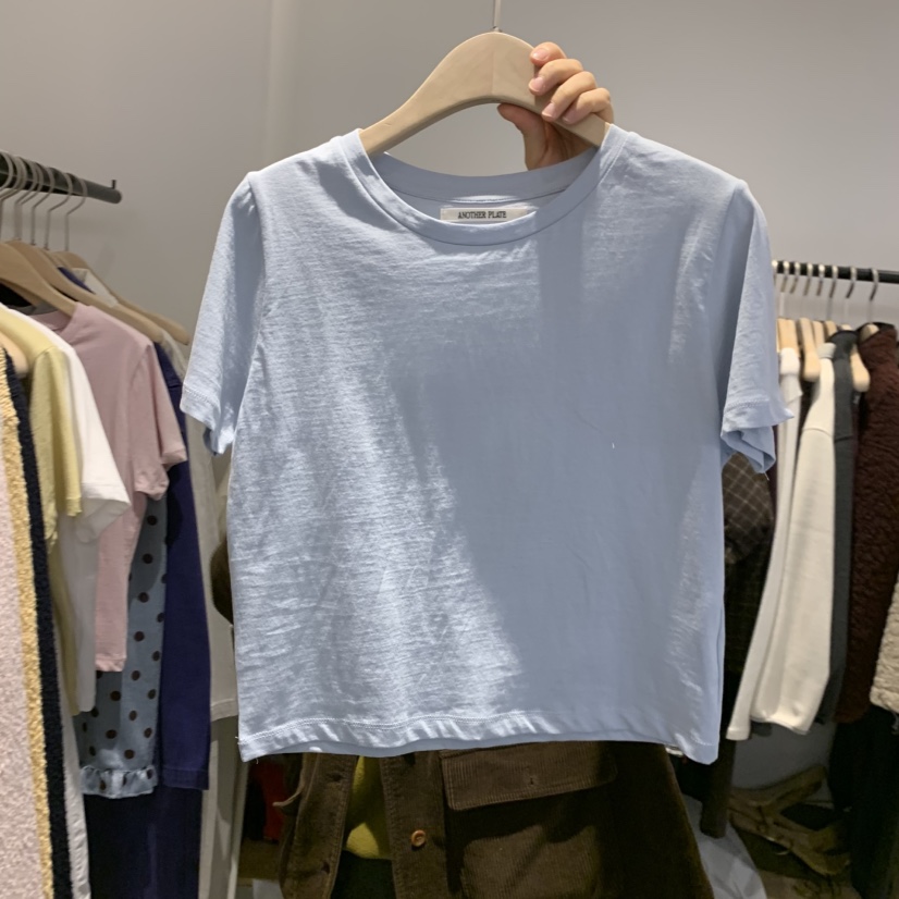 PLATE東大門實拍女士新款真品時尚職業推薦休閑人氣26春夏T恤PLATET恤圖色3