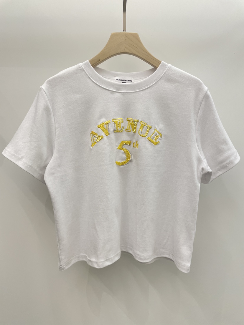 NYLON韓國直郵女裝新款職業時尚26春夏人氣熱賣推薦T恤春款NYLONT恤圖色1