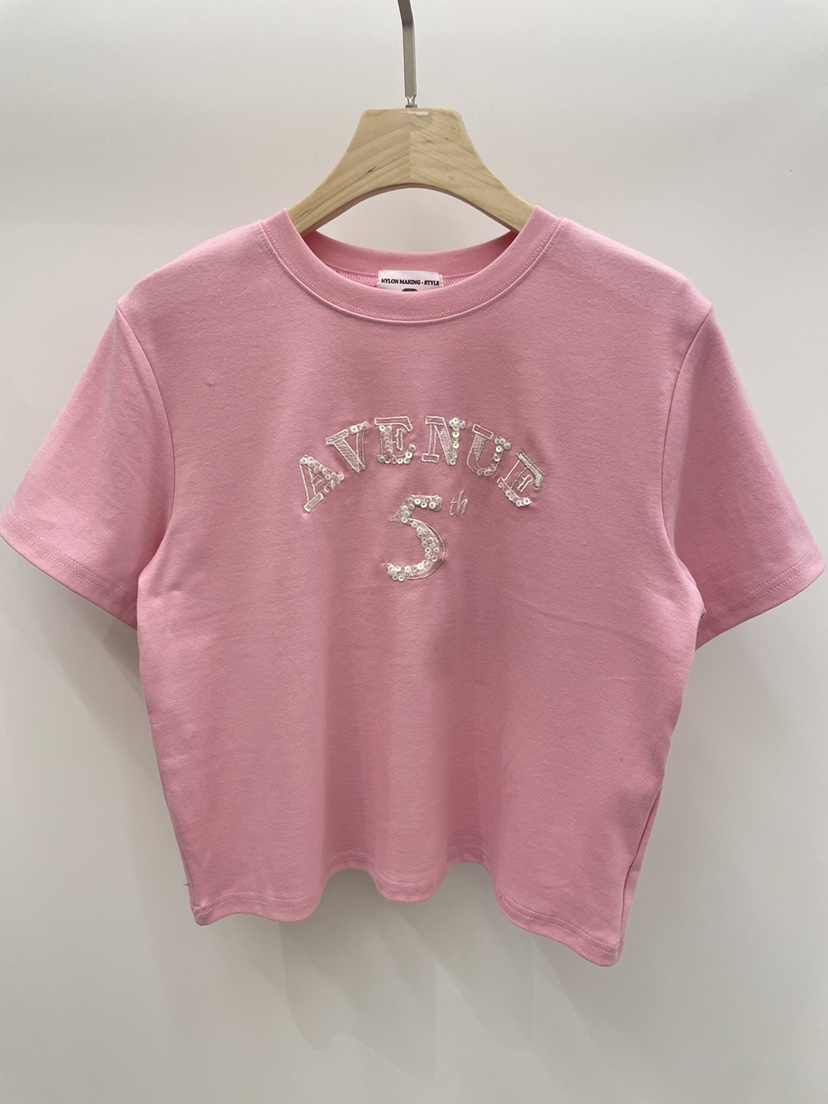 NYLON韓國直郵女裝新款職業時尚26春夏人氣熱賣推薦T恤春款NYLONT恤圖色2