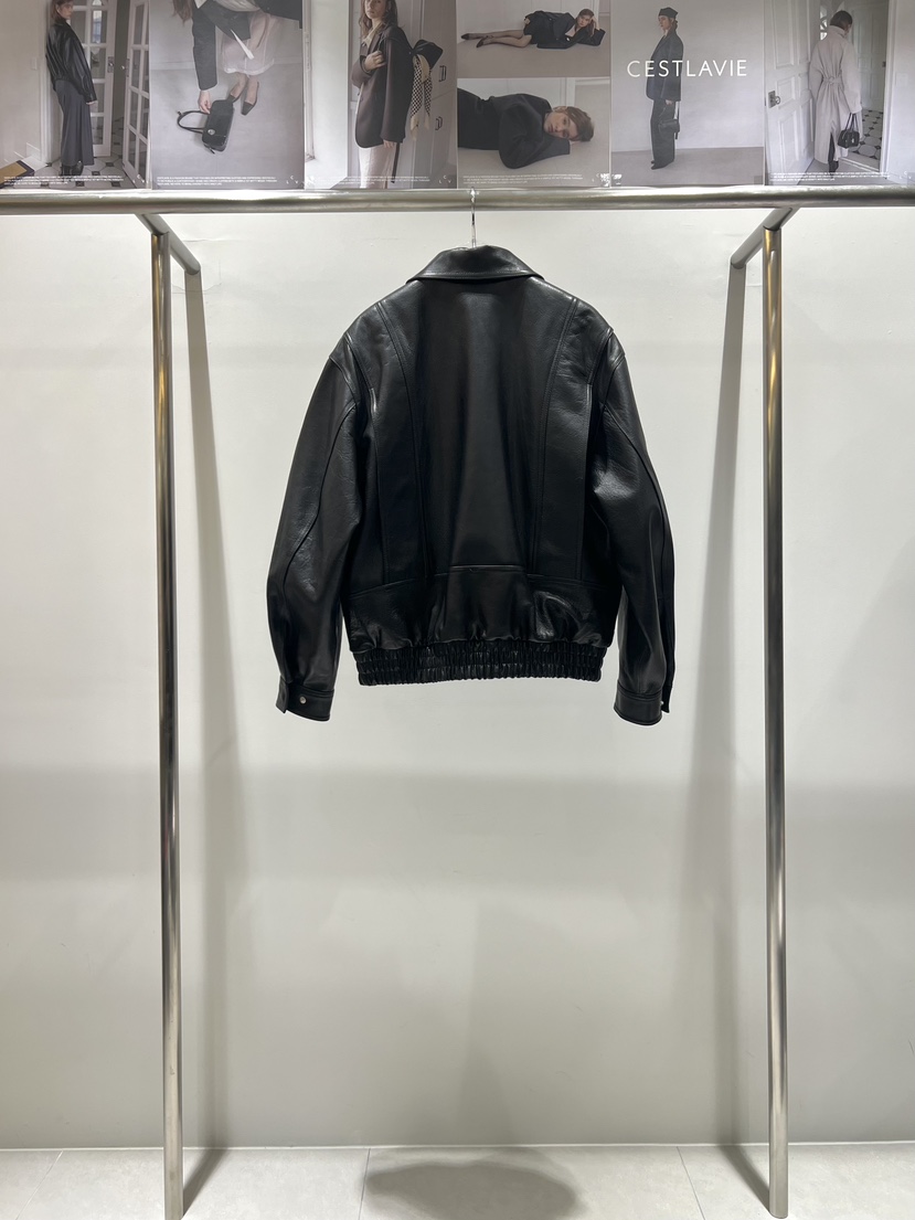CESTLAVIE東大門直郵女士新品休閑熱賣時尚人氣皮衣羊皮春款CESTLAVIE皮衣