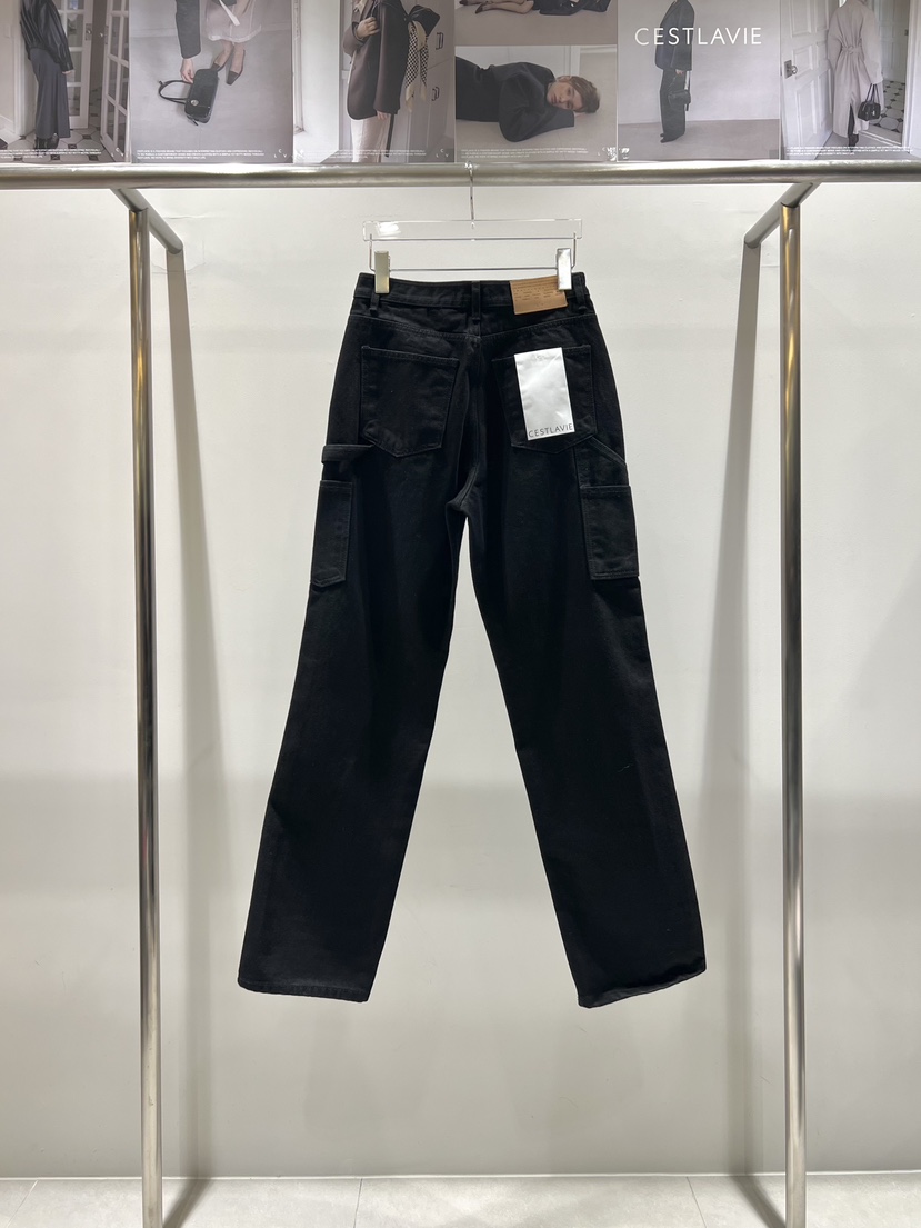 CESTLAVIE韓國直郵女裝新款時尚推薦26春夏休閑牛仔褲春款CESTLAVIE牛仔褲