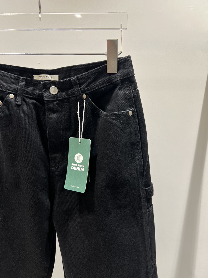 CESTLAVIE韓國直郵女裝新款時尚推薦26春夏休閑牛仔褲春款CESTLAVIE牛仔褲