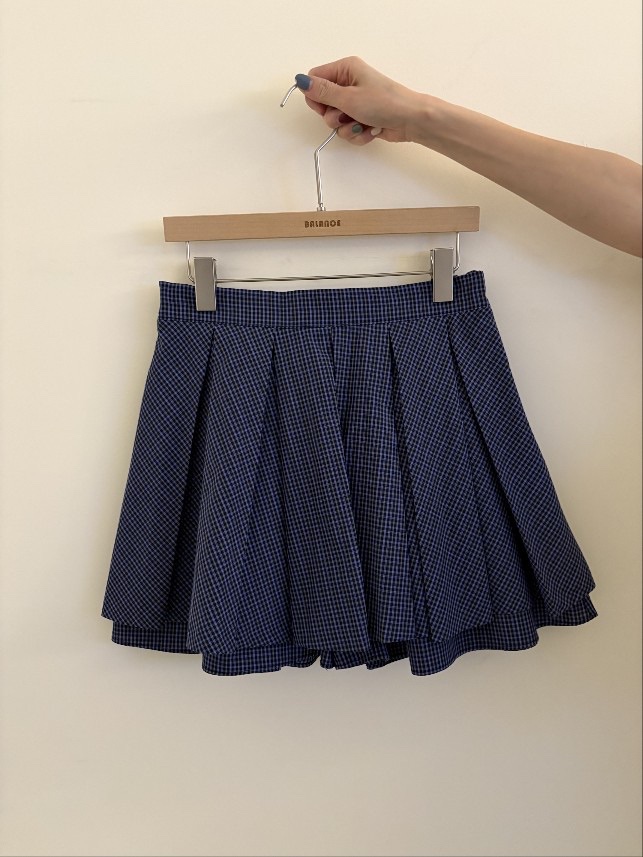BALANCE東大門實拍女裝新品休閑時尚推薦職業裙褲春款格子BALANCE裙褲圖色2