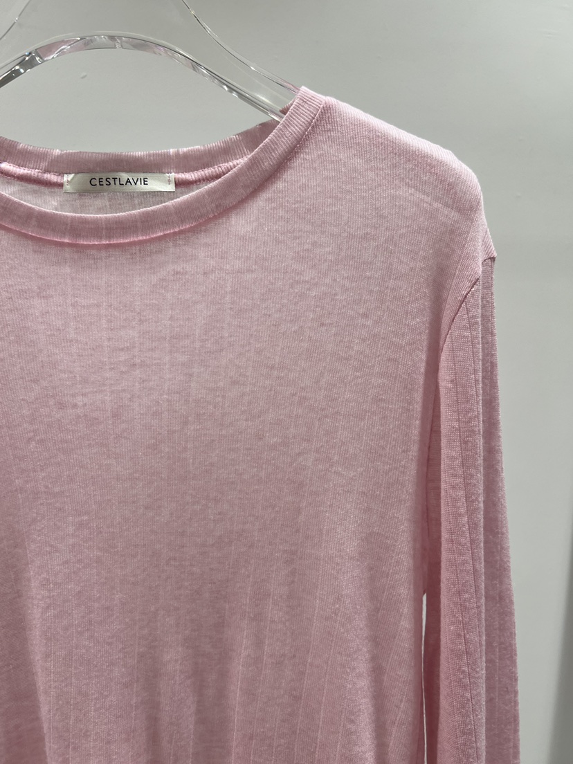 CESTLAVIE韓國代購女士新款人氣真品推薦長袖T恤天絲春款CESTLAVIE長袖T恤