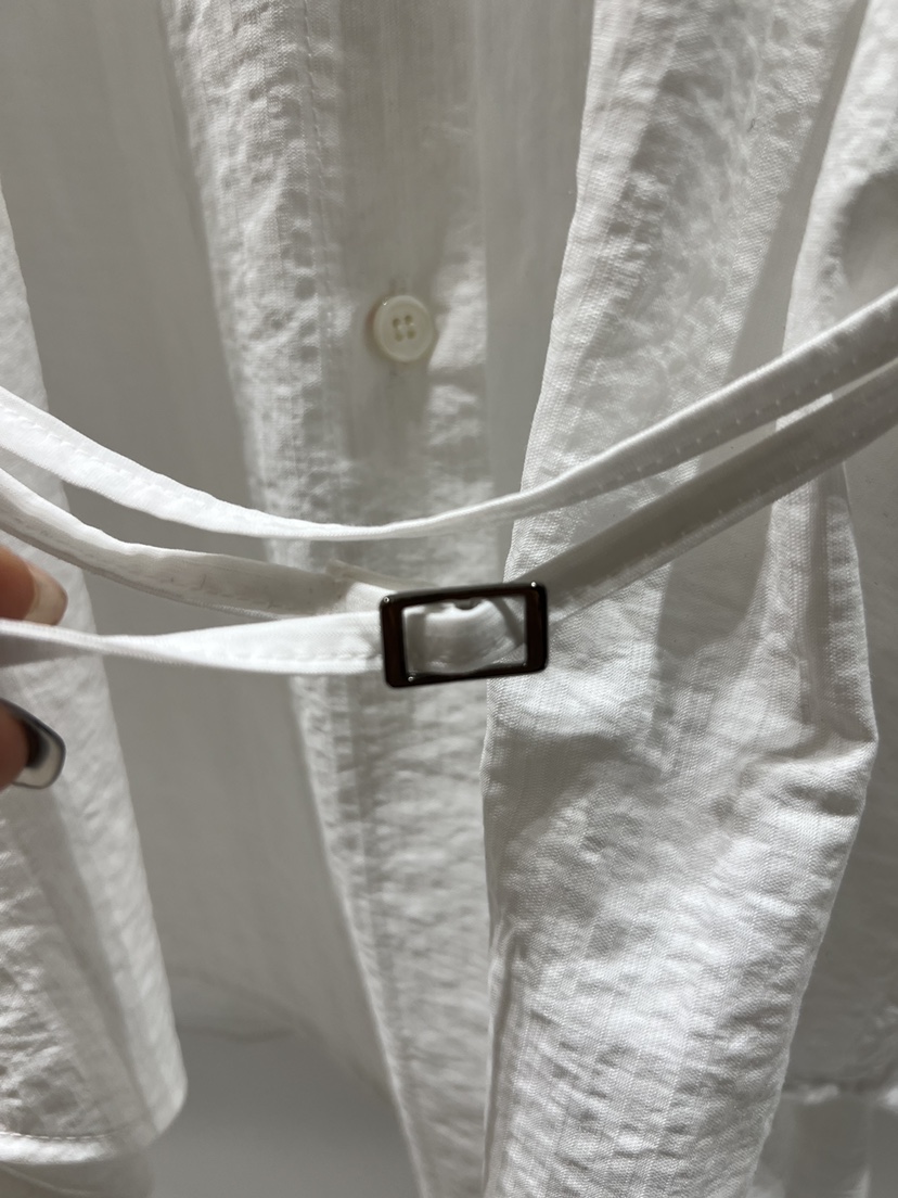 CESTLAVIE東大門代購女裝新款26春夏襯衫蕾絲衫含腰帶系帶春款CESTLAVIE襯衫/蕾絲衫