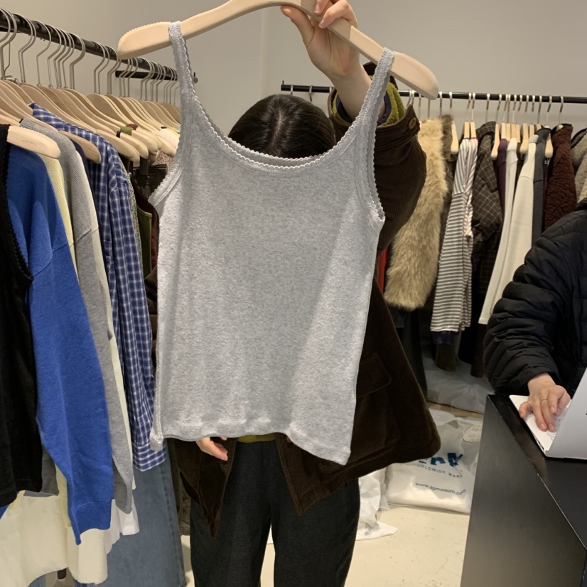 PLATE東大門直郵女士新款休閑時尚推薦真品26春夏吊帶背心PLATE吊帶/背心圖色3