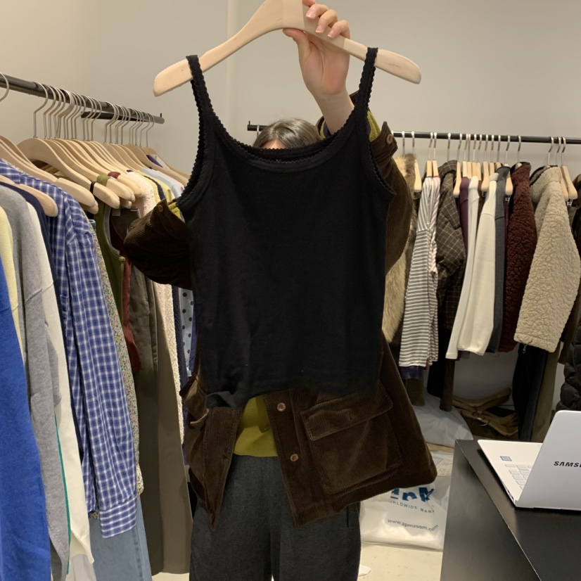 PLATE東大門直郵女士新款休閑時尚推薦真品26春夏吊帶背心PLATE吊帶/背心圖色4