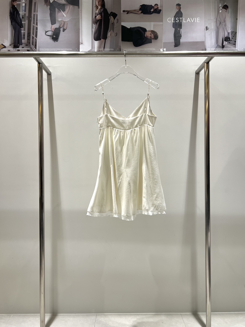 CESTLAVIE韓國代購女士新品熱賣人氣職業連衣裙荷葉邊春款CESTLAVIE連衣裙