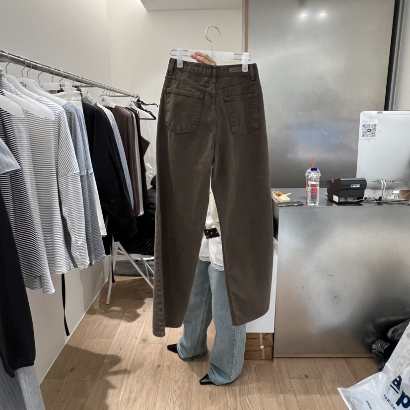 MEET ME東大門代購女裝新款熱賣26春夏推薦職業休閑牛仔褲MEET ME牛仔褲