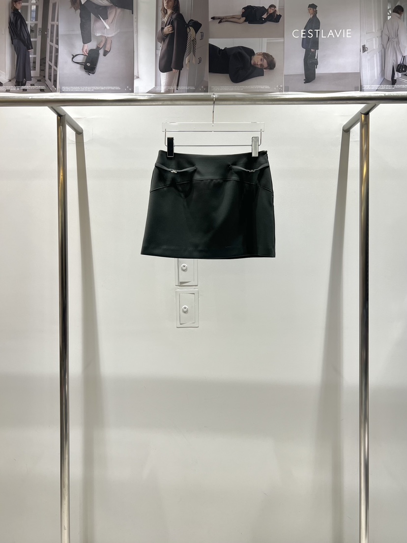 CESTLAVIE東大門實拍女士新品人氣推薦熱賣休閑時尚短裙春款CESTLAVIE短裙圖色2灰色