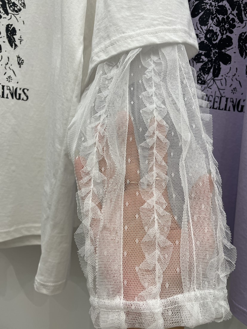 NYLON韓國代購女裝新品推薦真品休閑26春夏長袖T恤假兩件春款NYLON長袖T恤