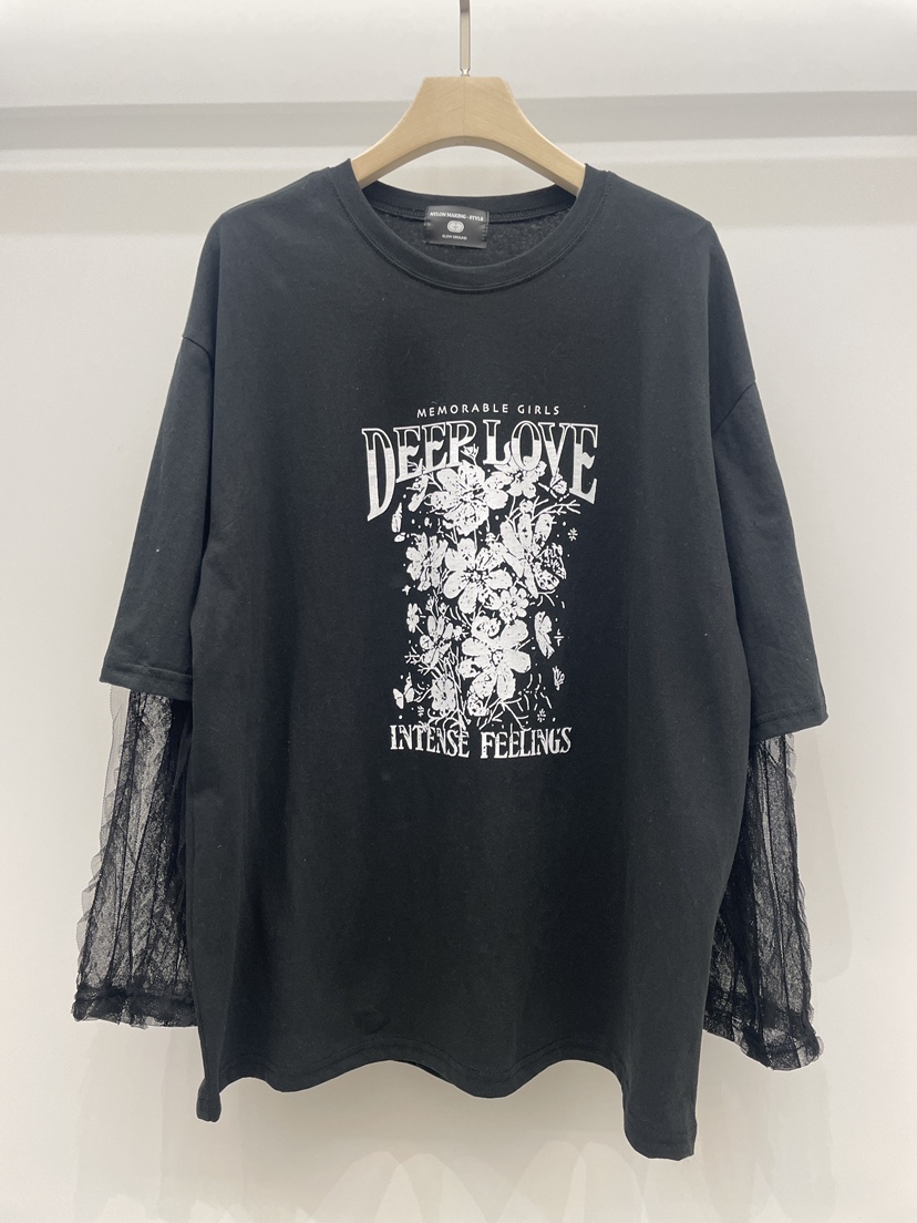 NYLON韓國代購女裝新品推薦真品休閑26春夏長袖T恤假兩件春款NYLON長袖T恤圖色3