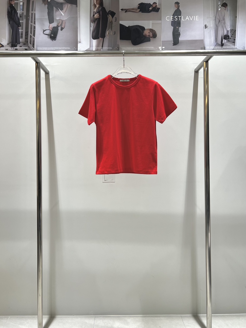 CESTLAVIE東大門代購女士新款職業熱賣推薦真品T恤春款棉CESTLAVIET恤圖色1