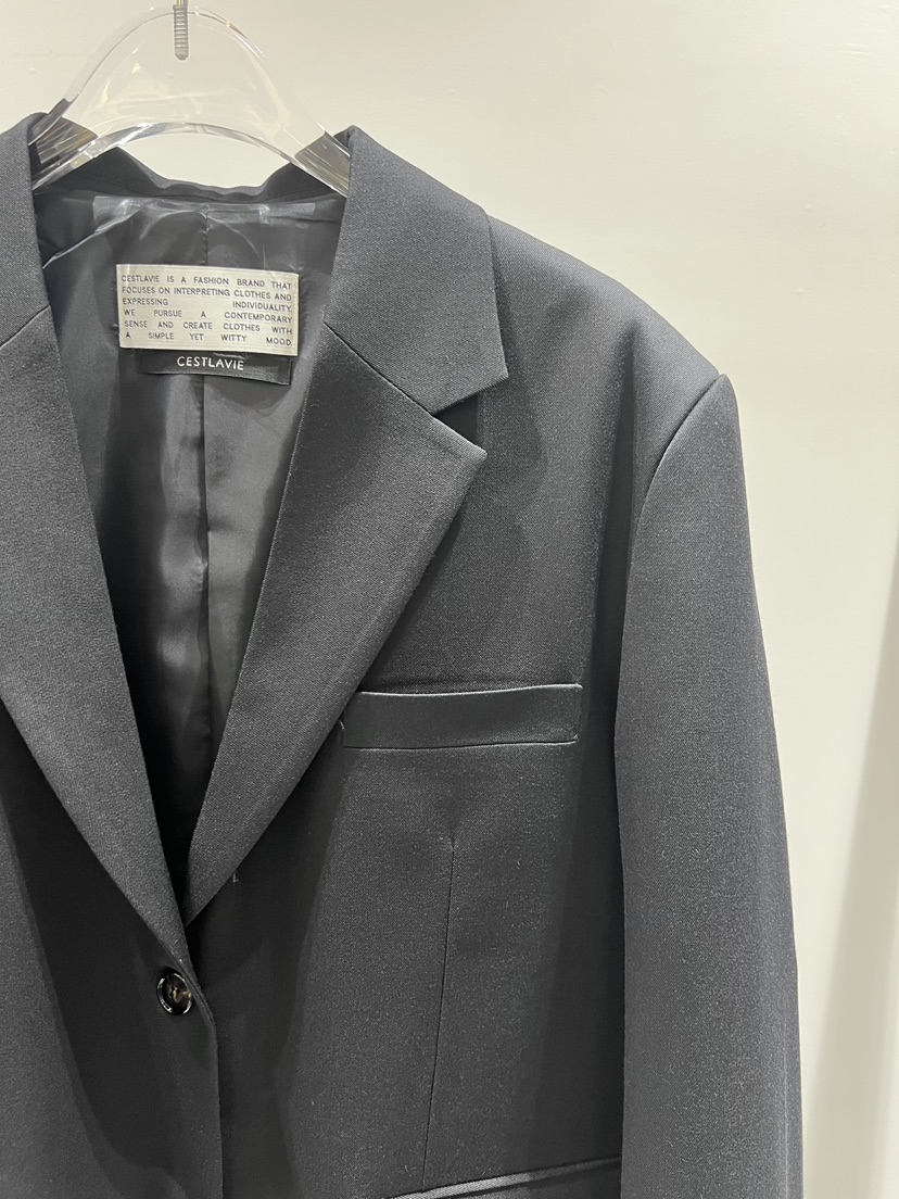 CESTLAVIE韓國直郵女裝新品時尚人氣熱賣26春夏夾克羊毛春款CESTLAVIE夾克