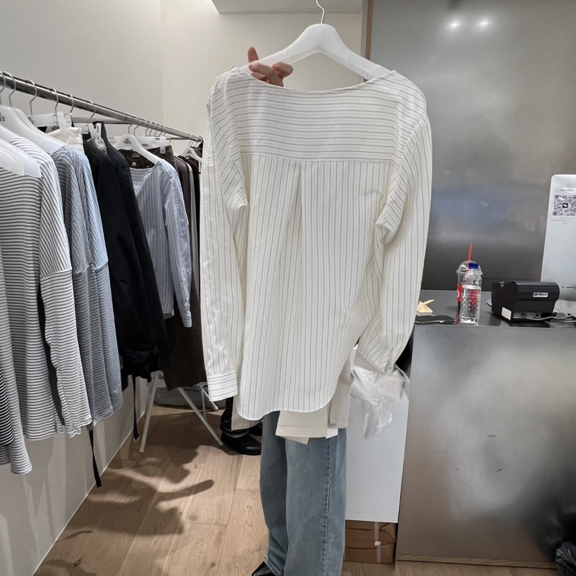 MEET ME韓國代購女裝新品熱賣真品職業人氣26春夏襯衫蕾絲衫MEET ME襯衫/蕾絲衫