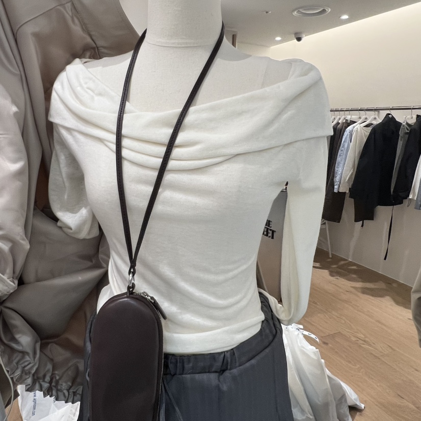 MEET ME東大門直郵女裝新款推薦26春夏熱賣職業休閑長袖T恤MEET ME長袖T恤圖色2