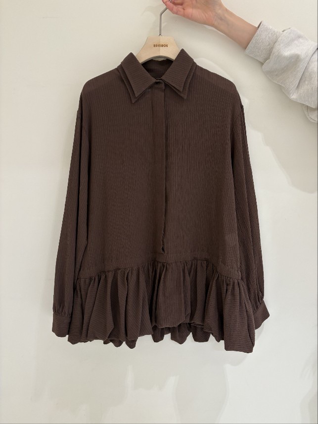 BALANCE東大門實拍女士新款推薦休閑時尚26春夏襯衫蕾絲衫春款BALANCE襯衫/蕾絲衫圖色2