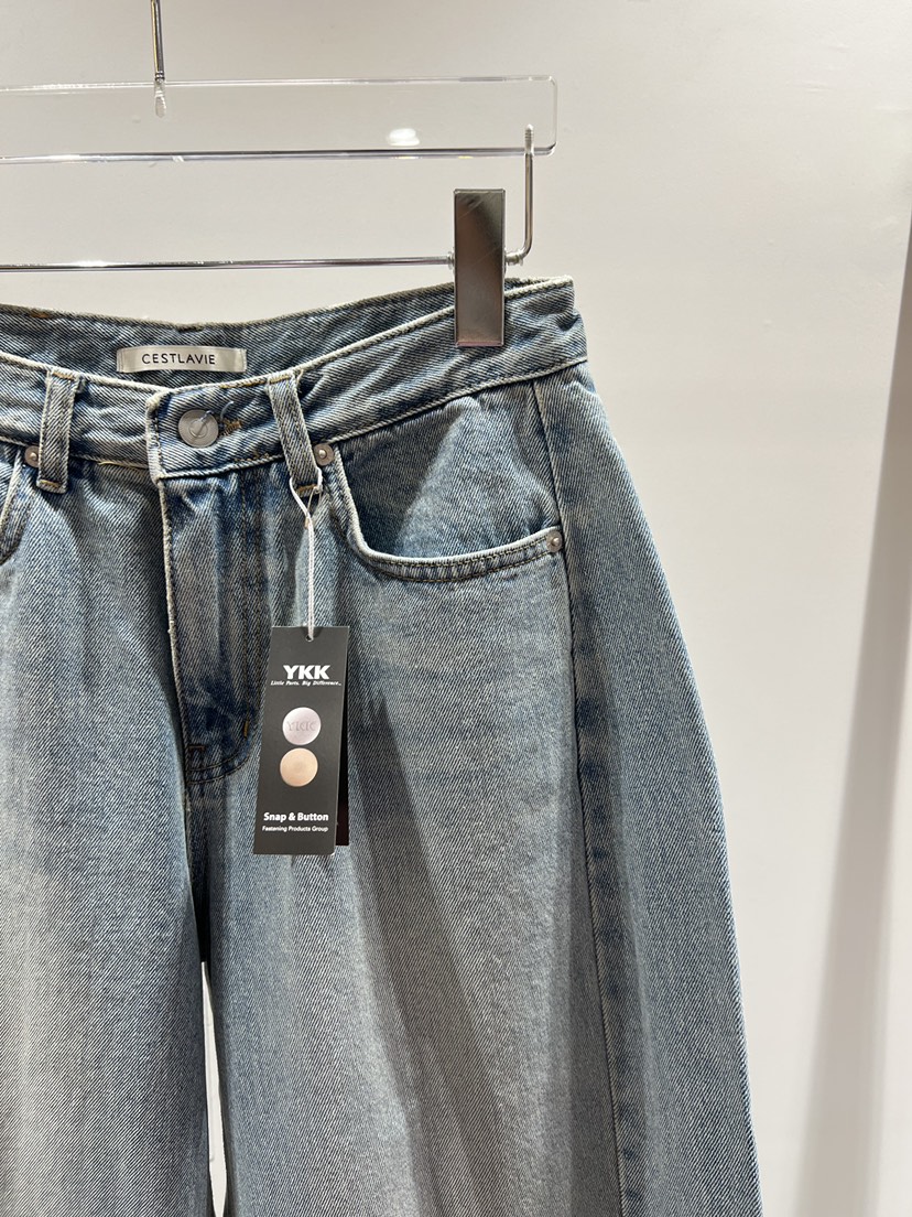 CESTLAVIE韓國代購女裝新款休閑推薦時尚人氣26春夏牛仔褲春款CESTLAVIE牛仔褲