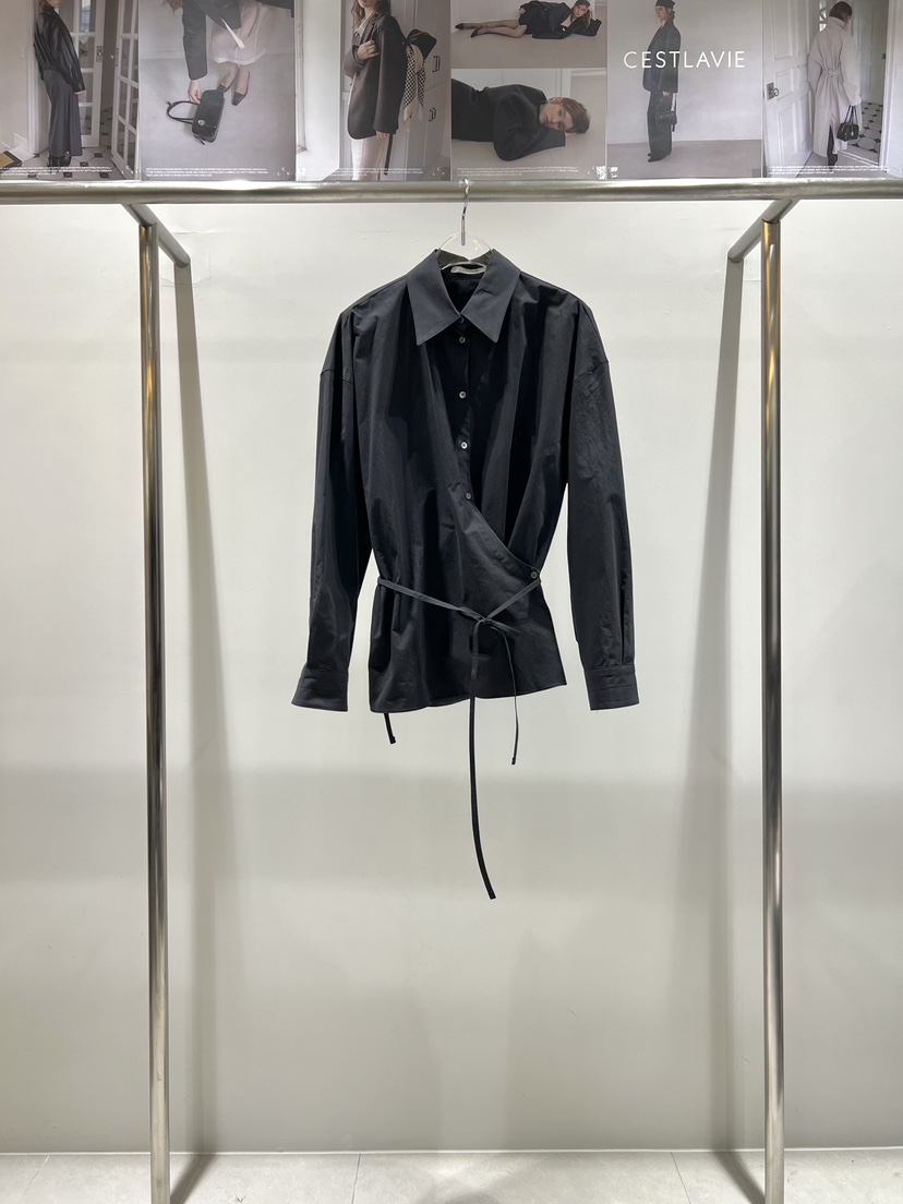 CESTLAVIE東大門直郵女裝新品職業26春夏襯衫蕾絲衫春款棉CESTLAVIE襯衫/蕾絲衫圖色3