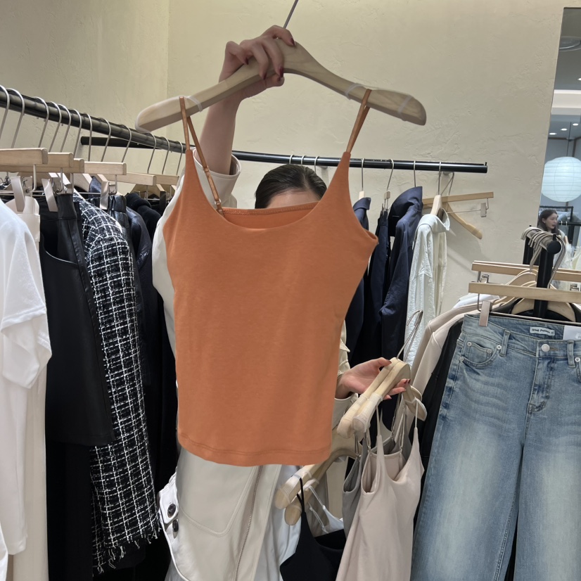 W AND J東大門直郵女裝新款推薦休閑熱賣職業時尚吊帶背心W AND J吊帶/背心圖色3