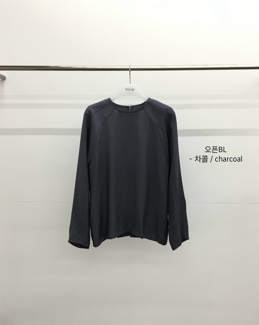 HEMP-P韓國代購女士新款時尚休閑真品人氣26春夏長袖T恤春款hemp長袖T恤圖色2