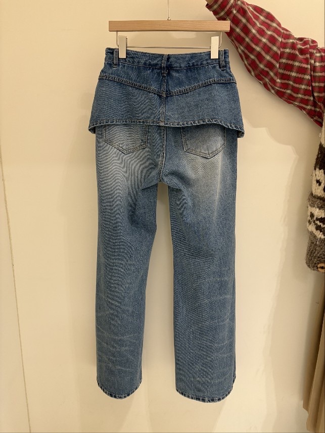 BALANCE東大門代購女裝新品推薦26春夏人氣牛仔褲口袋春款BALANCE牛仔褲