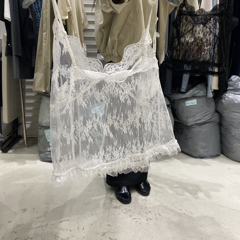 BRICKLANE東大門代購女士新品熱賣真品26春夏吊帶背心春款蕾絲BRICKLANE吊帶/背心