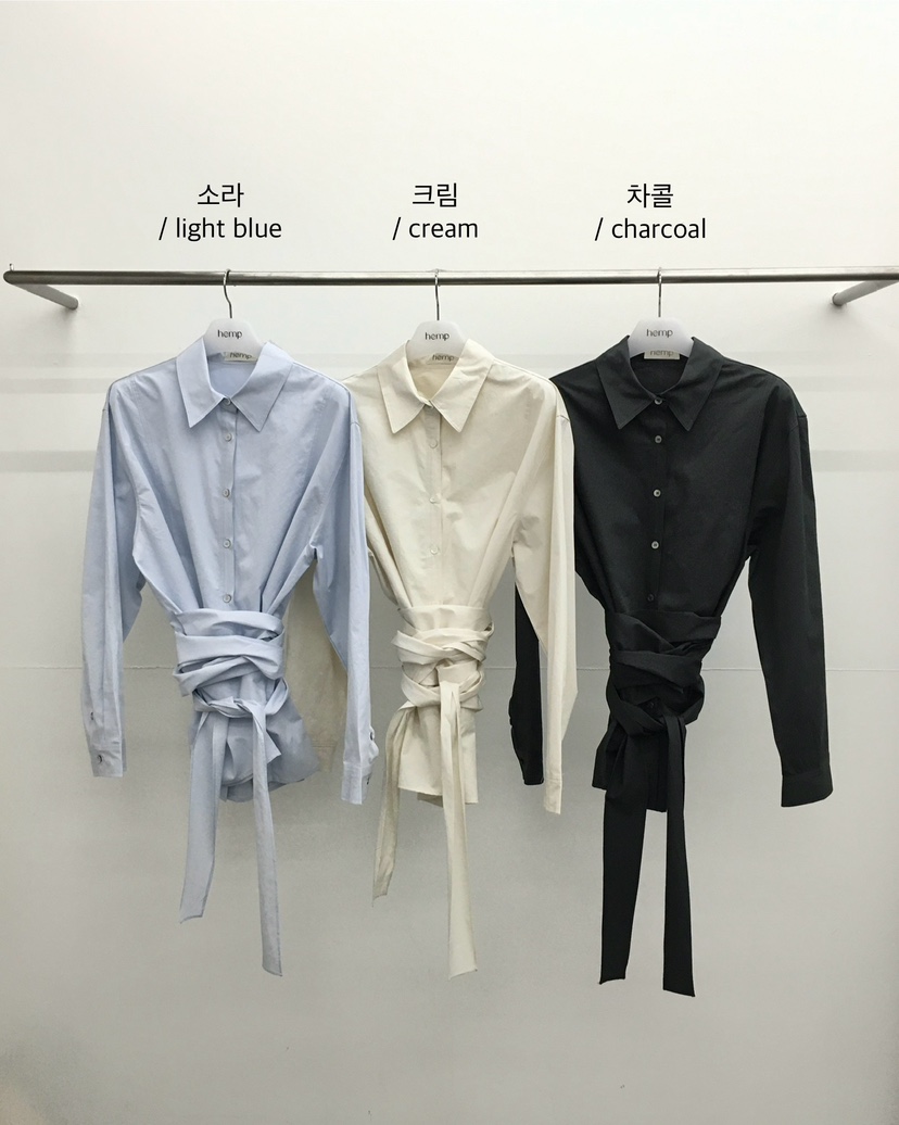 HEMP-P韓國代購女裝新品推薦職業時尚26春夏襯衫蕾絲衫春款hemp襯衫/蕾絲衫