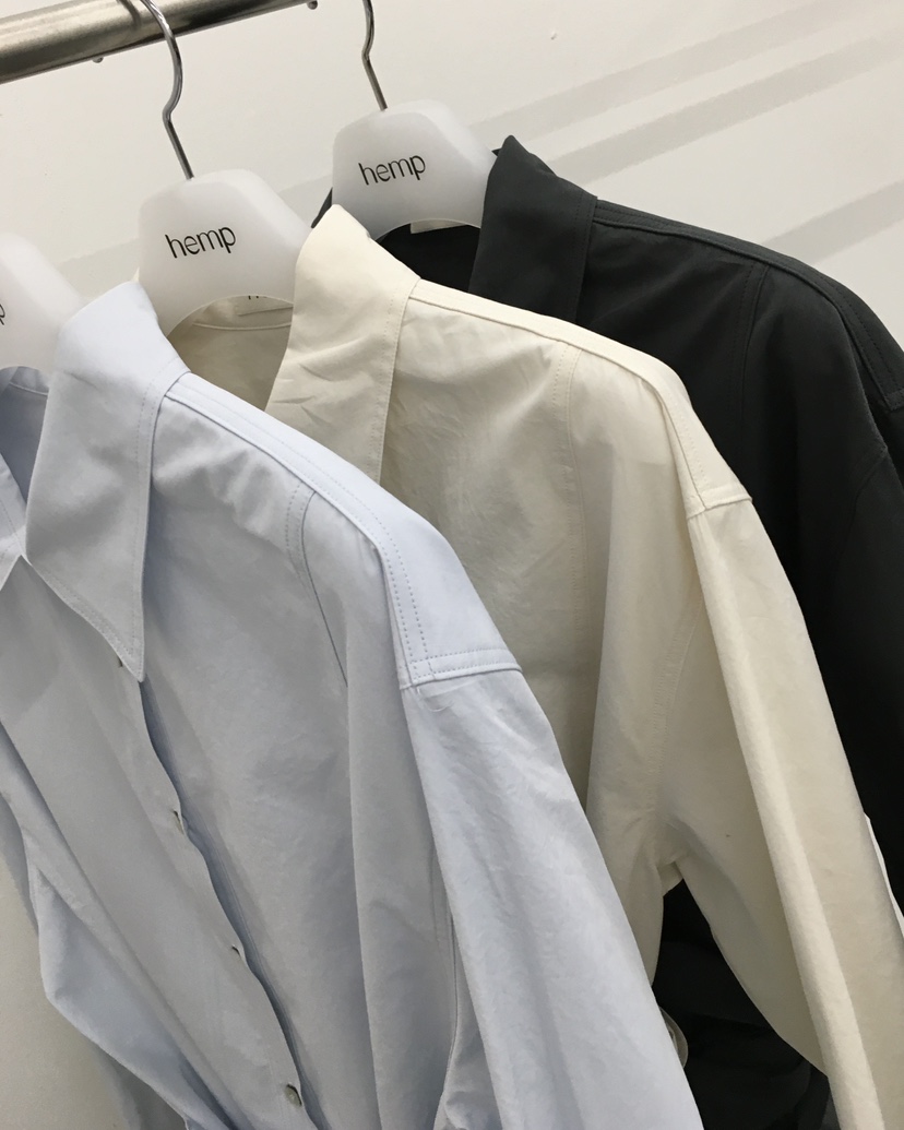 HEMP-P韓國代購女裝新品推薦職業時尚26春夏襯衫蕾絲衫春款hemp襯衫/蕾絲衫