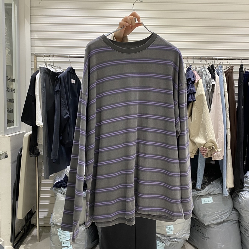 BRICKLANE韓國代購女裝新款人氣職業真品休閑長袖T恤春款BRICKLANE長袖T恤圖色1