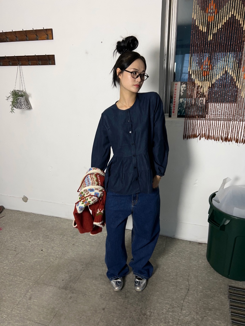 SHOTGUN東大門實拍女士新款時尚26春夏真品推薦襯衫蕾絲衫SHOTGUN襯衫/蕾絲衫