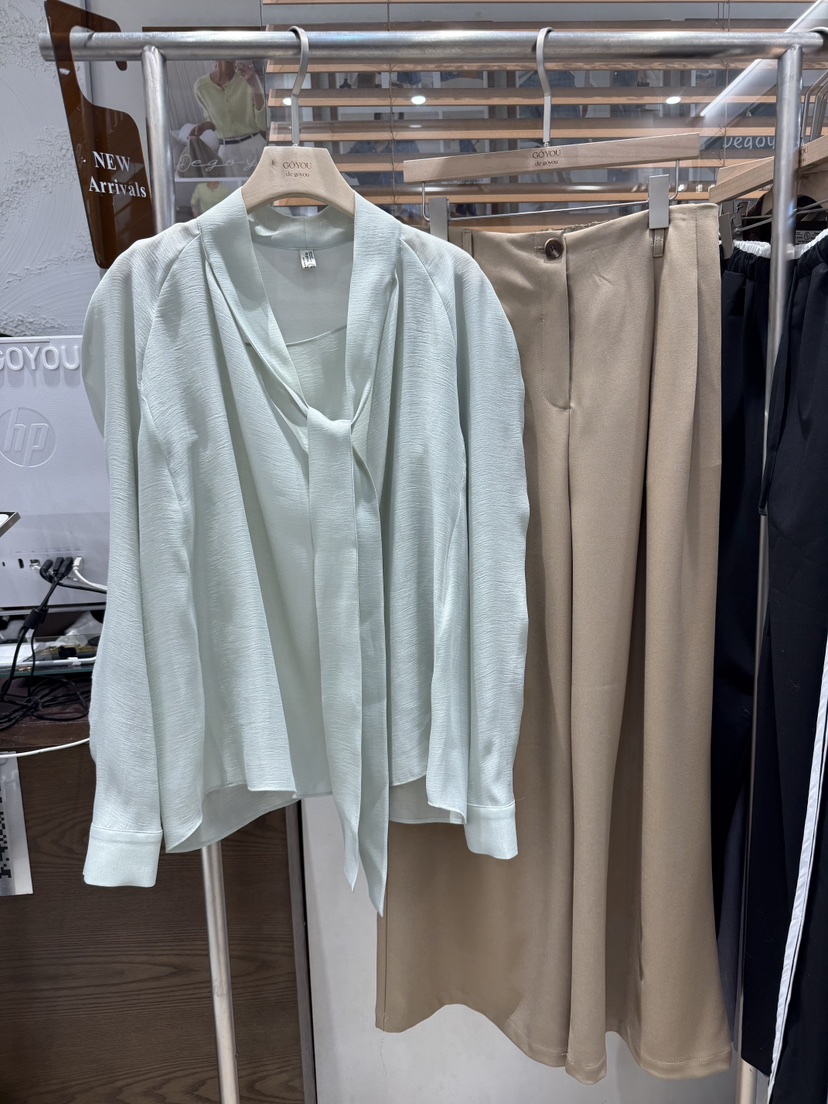 DE GO YOU韓國直郵女士新款時尚休閑熱賣休閑褲不含腰帶DE GO YOU休閑褲