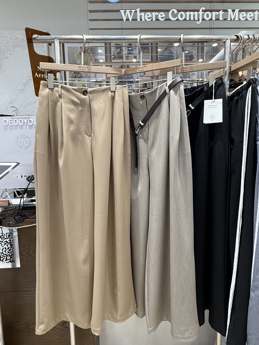 DE GO YOU韓國直郵女士新款時尚休閑熱賣休閑褲不含腰帶DE GO YOU休閑褲