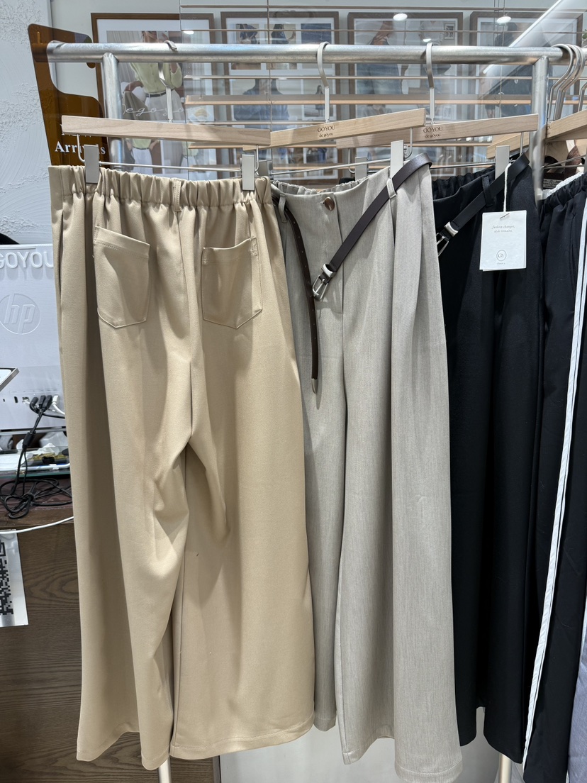 DE GO YOU韓國直郵女士新款時尚休閑熱賣休閑褲不含腰帶DE GO YOU休閑褲