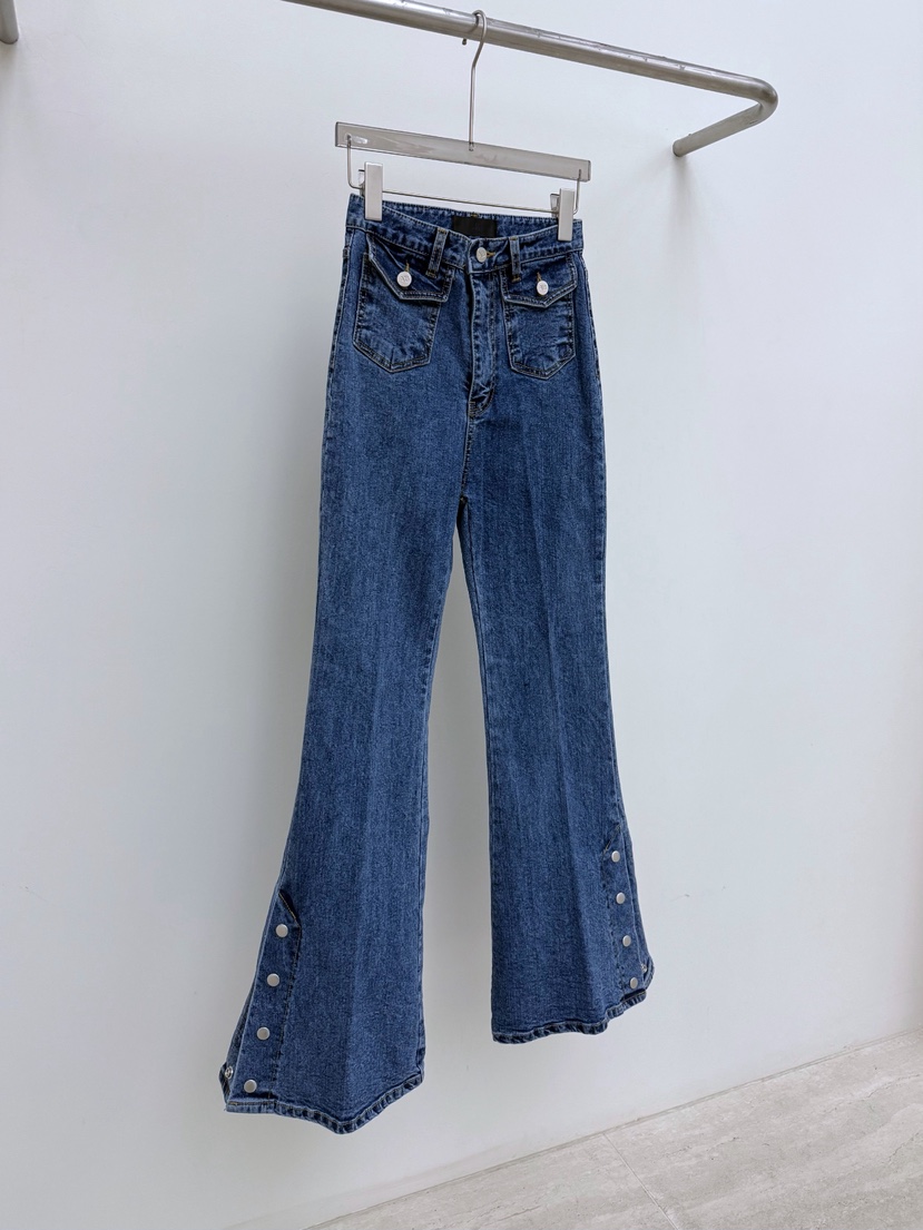 AB韓國直郵女裝新款推薦真品時尚熱賣人氣休閑職業牛仔褲AB牛仔褲