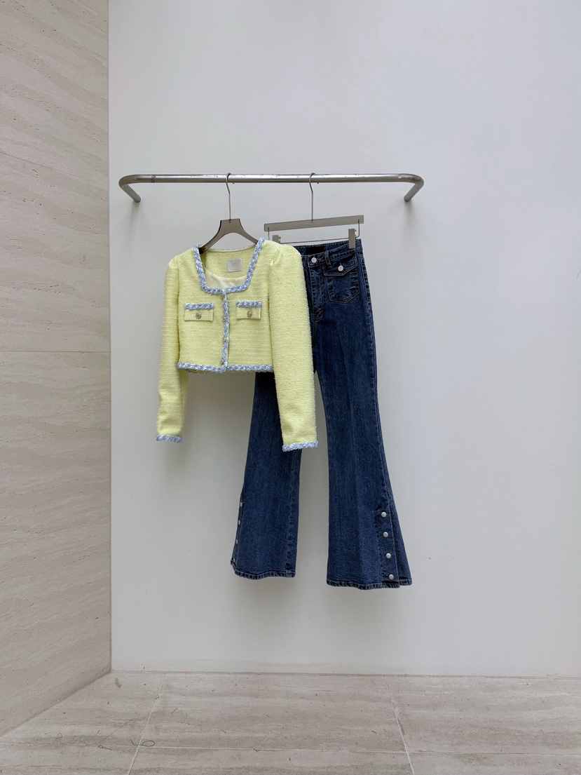 AB韓國直郵女裝新款推薦真品時尚熱賣人氣休閑職業牛仔褲AB牛仔褲