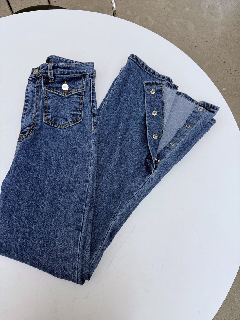 AB韓國直郵女裝新款推薦真品時尚熱賣人氣休閑職業牛仔褲AB牛仔褲