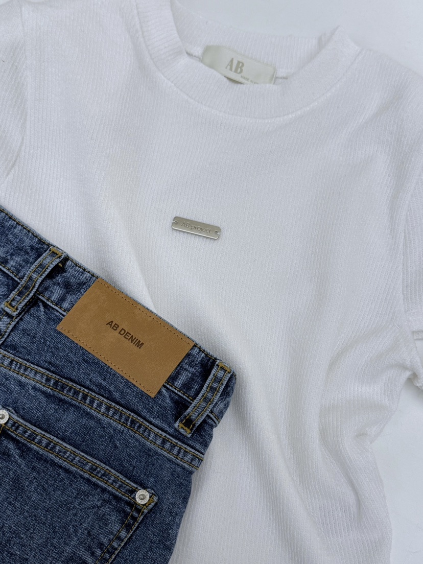 AB韓國直郵女裝新款推薦真品時尚熱賣人氣休閑職業牛仔褲AB牛仔褲