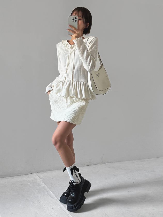 SHOTGUN東大門代購女裝新品真品休閑職業26春夏推薦針織衫SHOTGUN針織衫