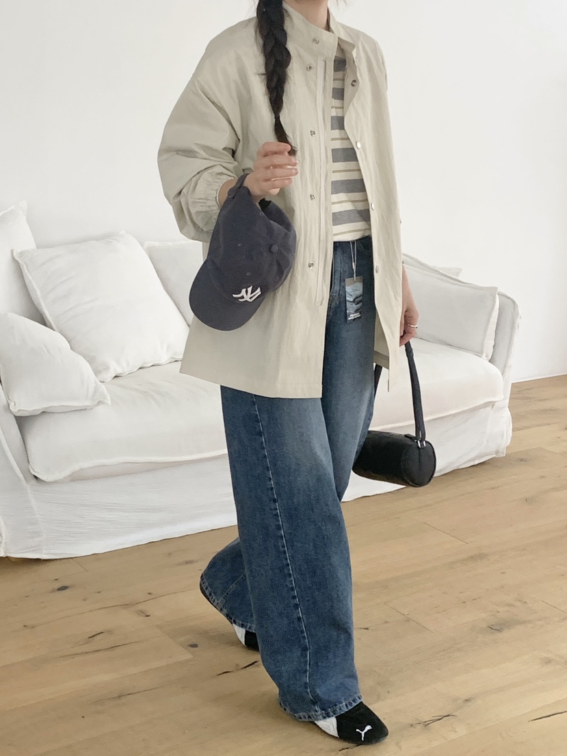 WOOD韓國直郵女裝新款時尚真品熱賣休閑推薦人氣26春夏夾克WOOD夾克