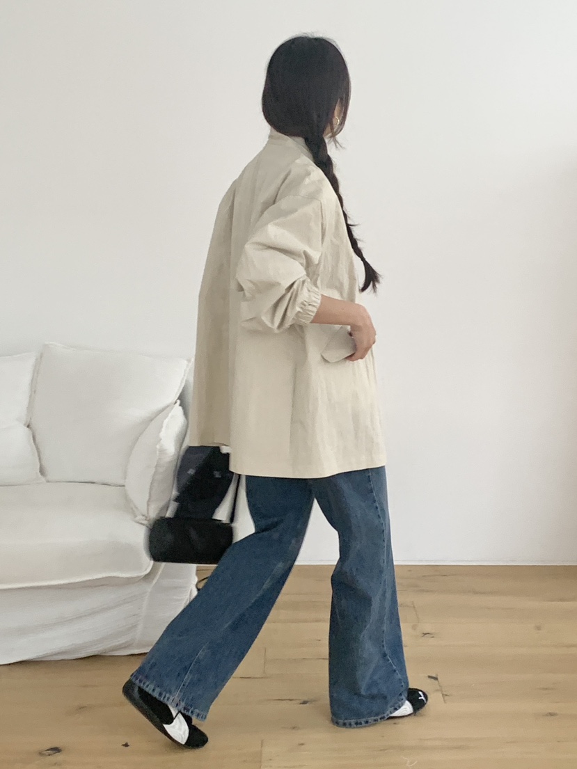 WOOD韓國直郵女裝新款時尚真品熱賣休閑推薦人氣26春夏夾克WOOD夾克