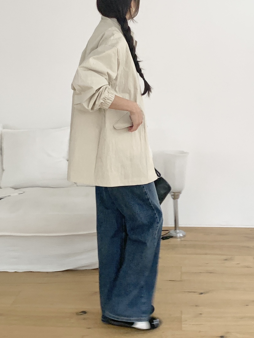 WOOD韓國直郵女裝新款時尚真品熱賣休閑推薦人氣26春夏夾克WOOD夾克