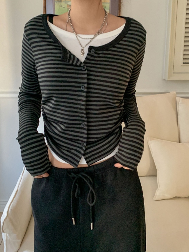 SHOTGUN東大門實拍女士新款時尚人氣推薦熱賣真品長袖T恤SHOTGUN長袖T恤