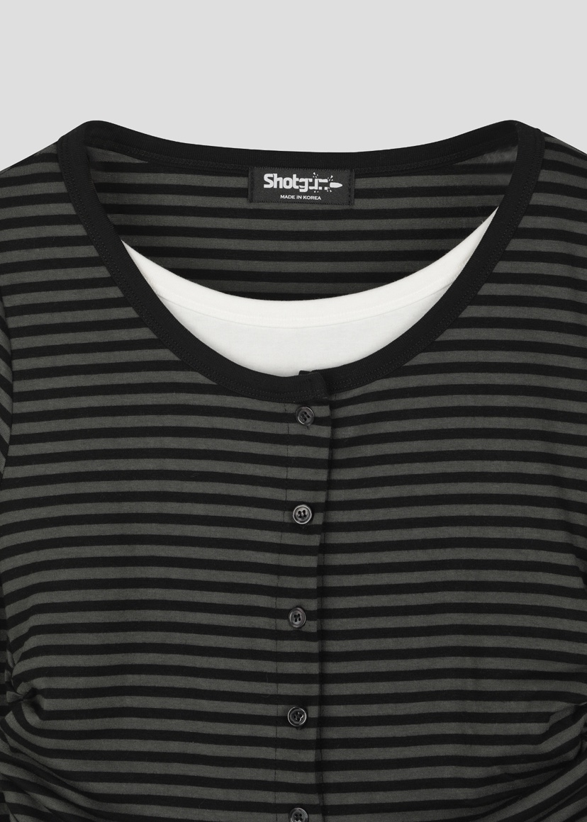 SHOTGUN東大門實拍女士新款時尚人氣推薦熱賣真品長袖T恤SHOTGUN長袖T恤