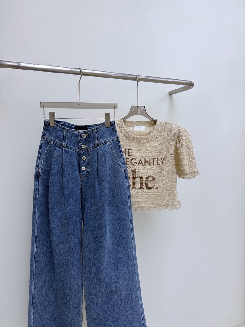 AB韓國直郵女士新品休閑時尚真品人氣26春夏熱賣職業牛仔褲AB牛仔褲