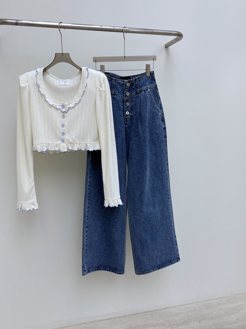 AB韓國直郵女士新品休閑時尚真品人氣26春夏熱賣職業牛仔褲AB牛仔褲