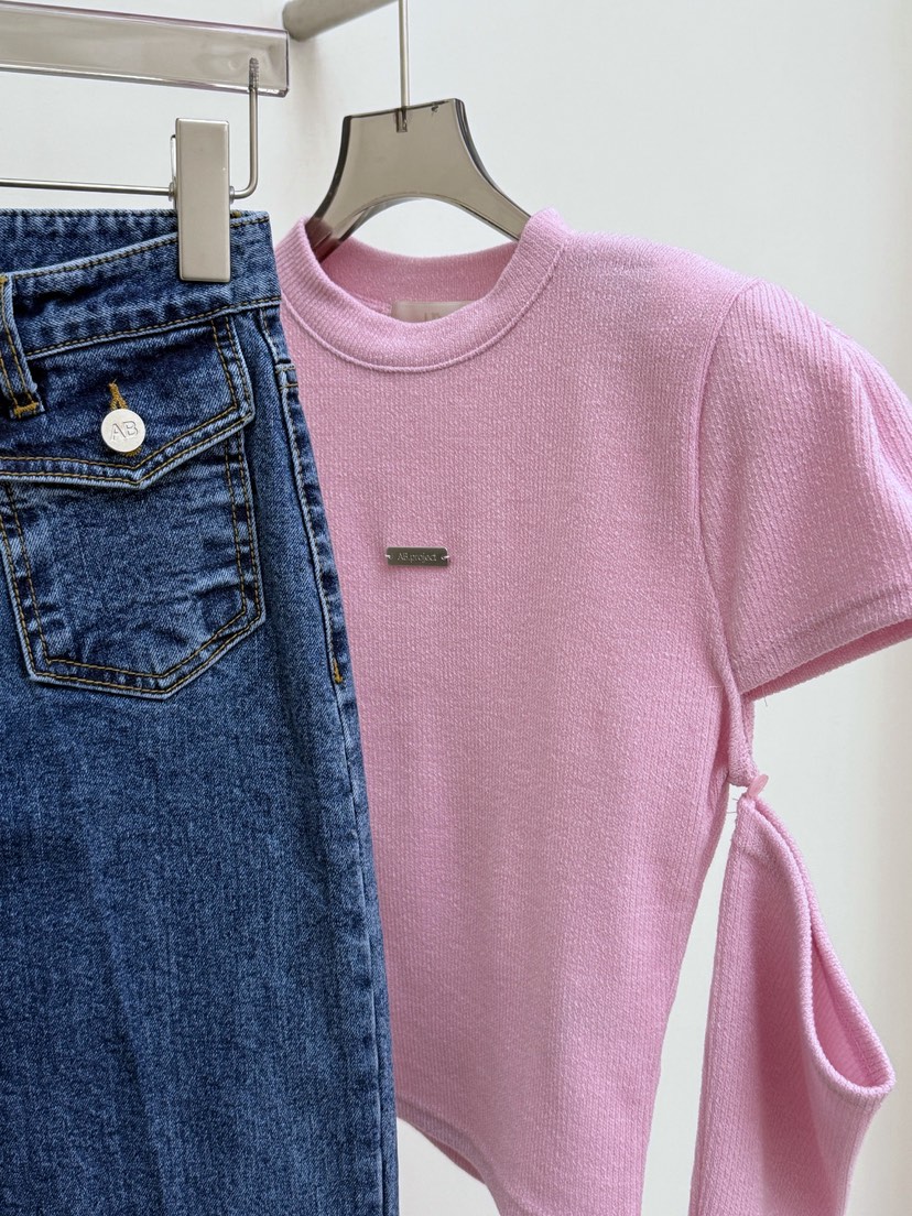 AB東大門直郵女裝新款時尚真品26春夏職業休閑推薦長袖T恤AB長袖T恤