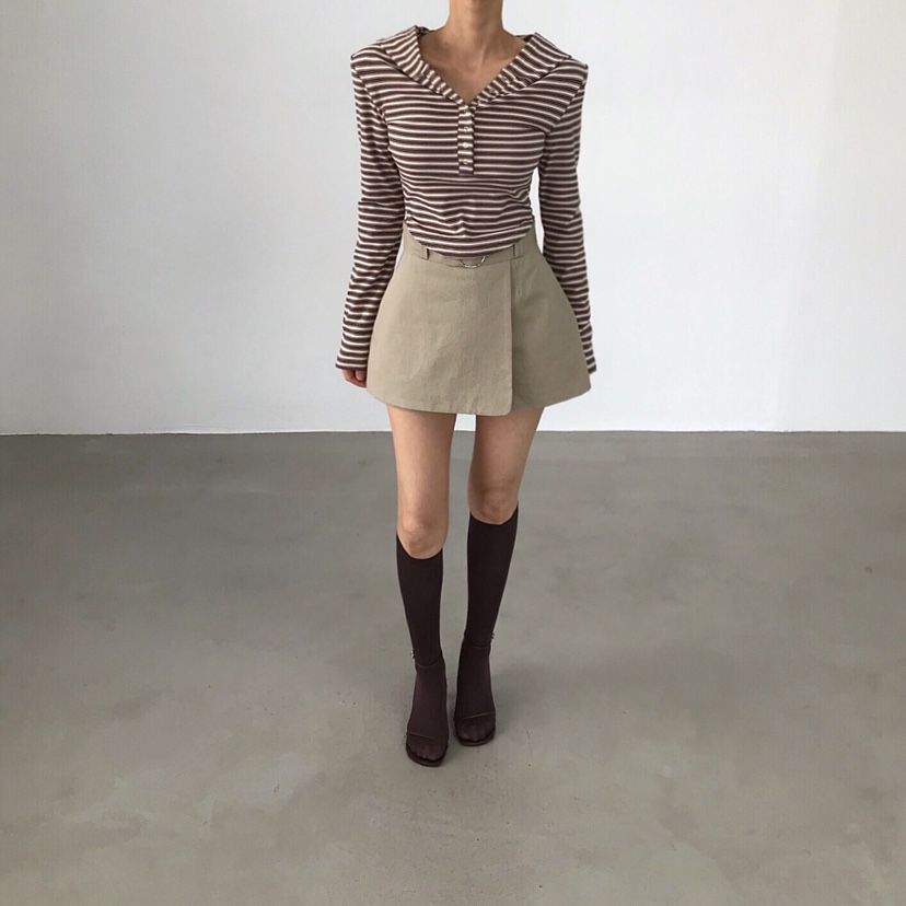 2TWO MOON東大門代購女裝新款時尚26春夏人氣長袖T恤連帽衫2TWO MOON長袖T恤