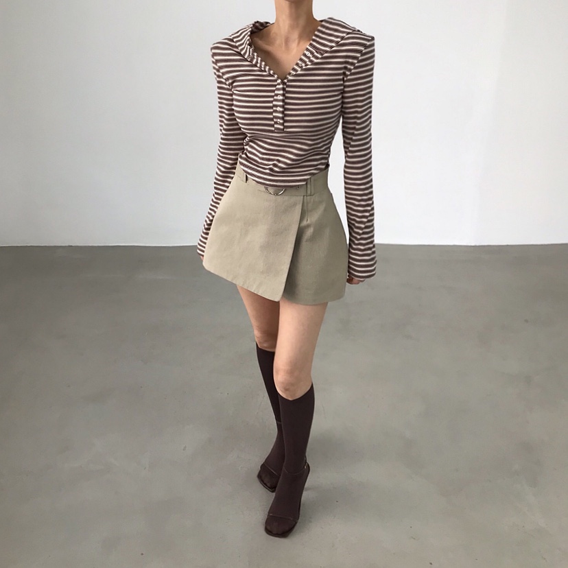 2TWO MOON東大門代購女裝新款時尚26春夏人氣長袖T恤連帽衫2TWO MOON長袖T恤