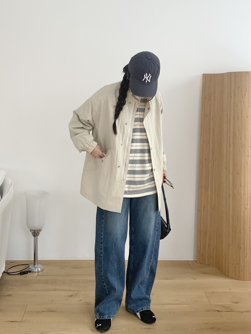 WOOD東大門直郵女士新款休閑時尚職業26春夏熱賣真品長袖T恤WOOD長袖T恤